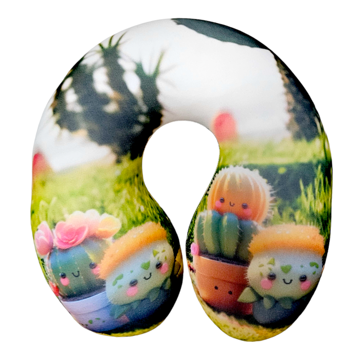 CUELLO MICROFIBRA - CACTUS 3D